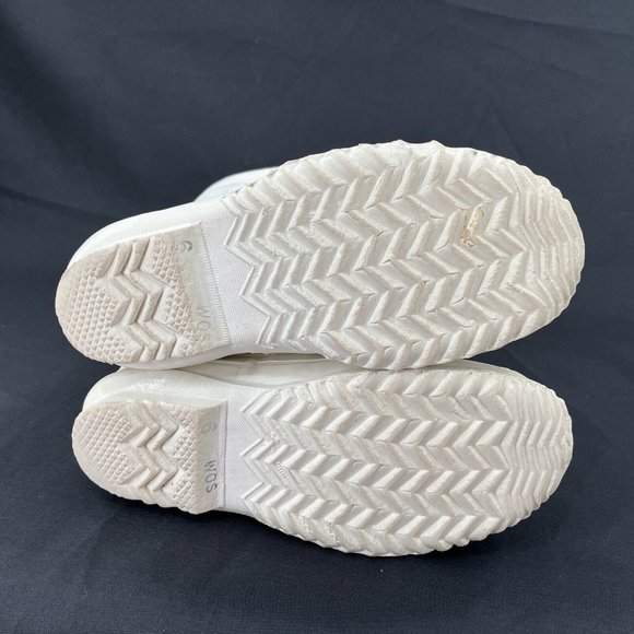 Women Sorel Snowcat Pull On Insulated Duck Toe Winter White Tall Boots Sz 8 - Picture 7 of 9